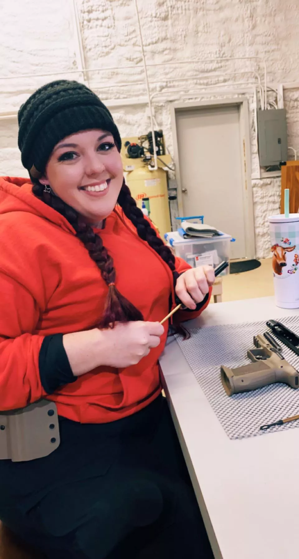 Gun cleaning time! Gun cleaning time!