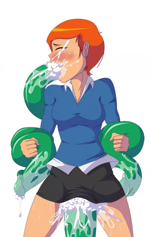 Gwen grew up to be quite kinky Gwen grew up to be quite kinky