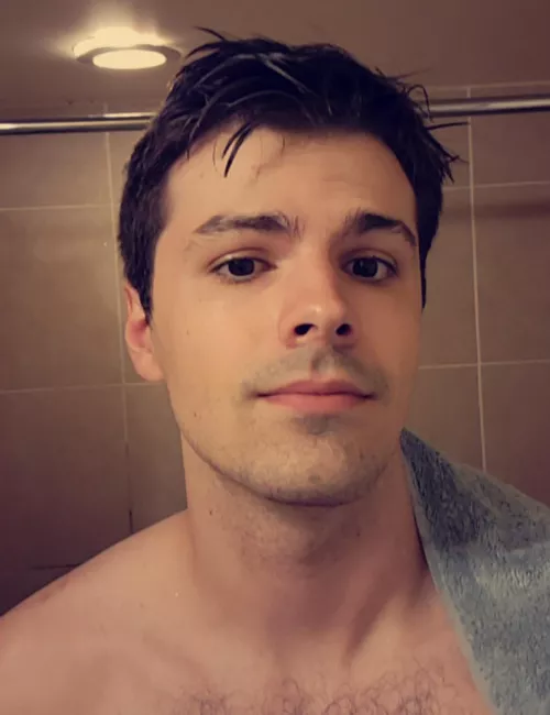 Had a nice shower, wish someone had joined in.