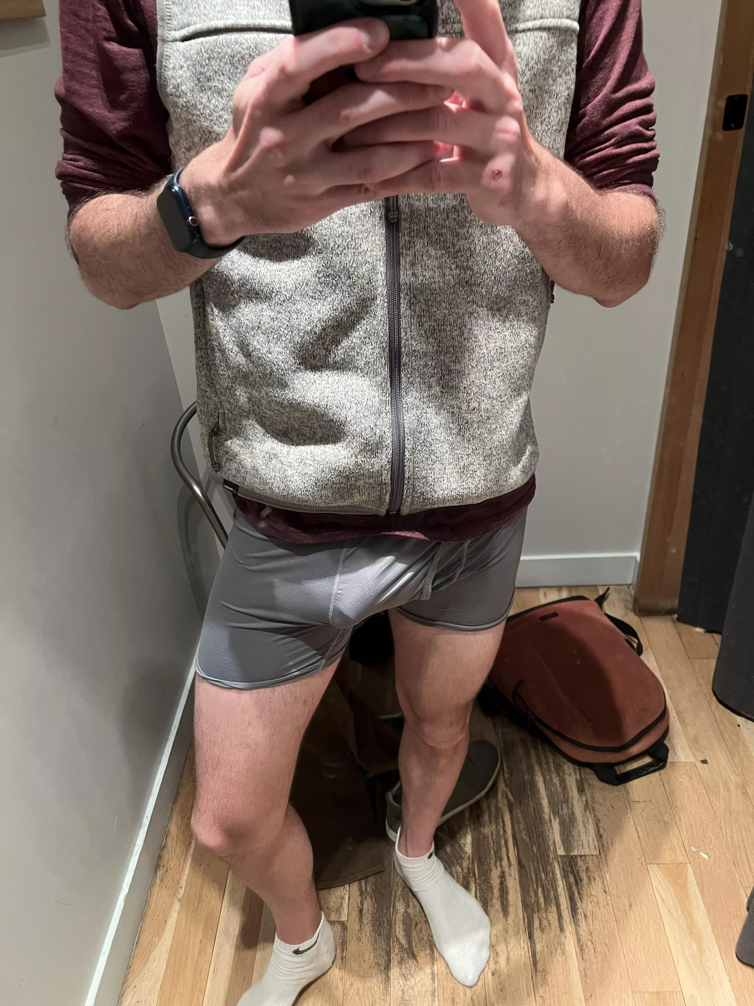 Had no idea how much these showed my cock until I was in the fitting room