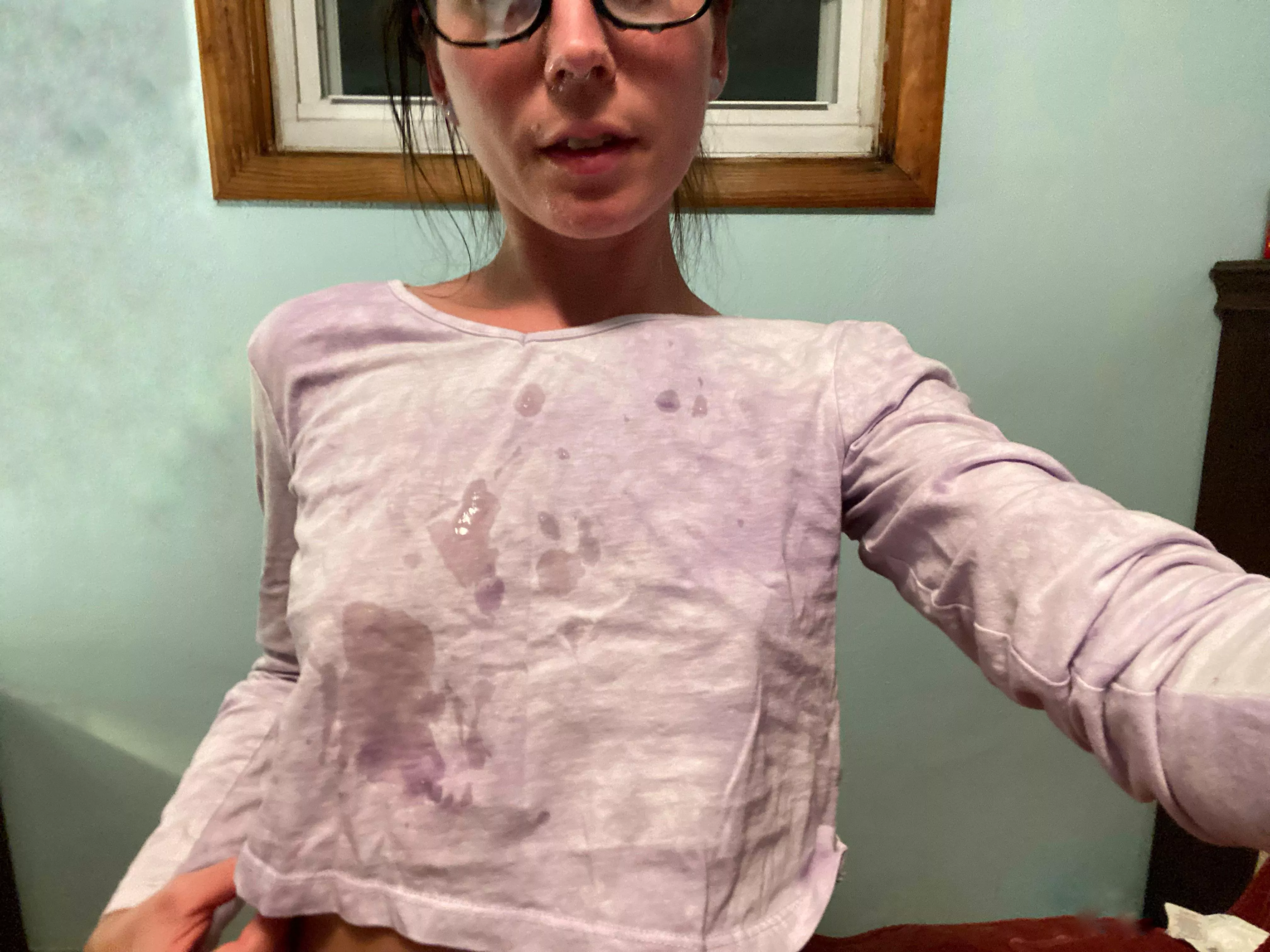 Had to wipe some off on my shirt ??? (f)OC