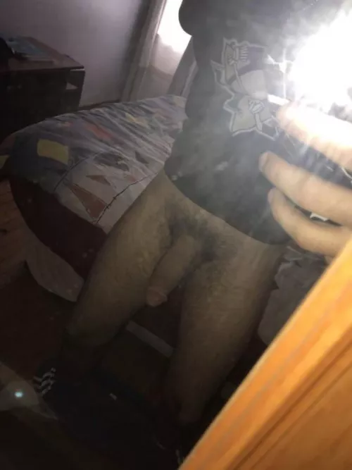 Hairy footballer dick