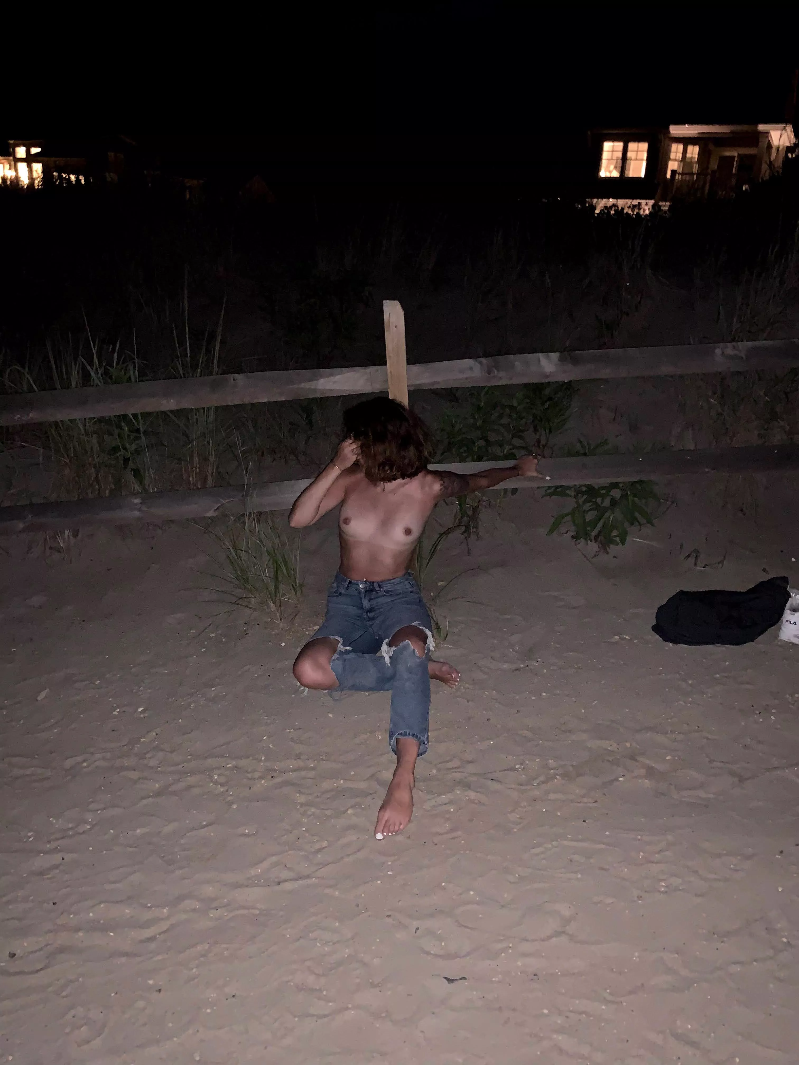 Half dressed night out on the beach! It’s been a while but I’m back Half dressed night out on the beach! It’s been a while but I’m back