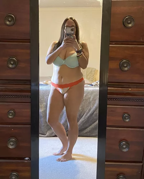 Half Juicy Japanese and wearing new lingerie