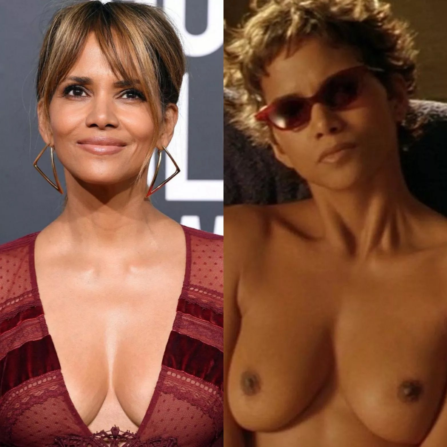 Halle berry boob job