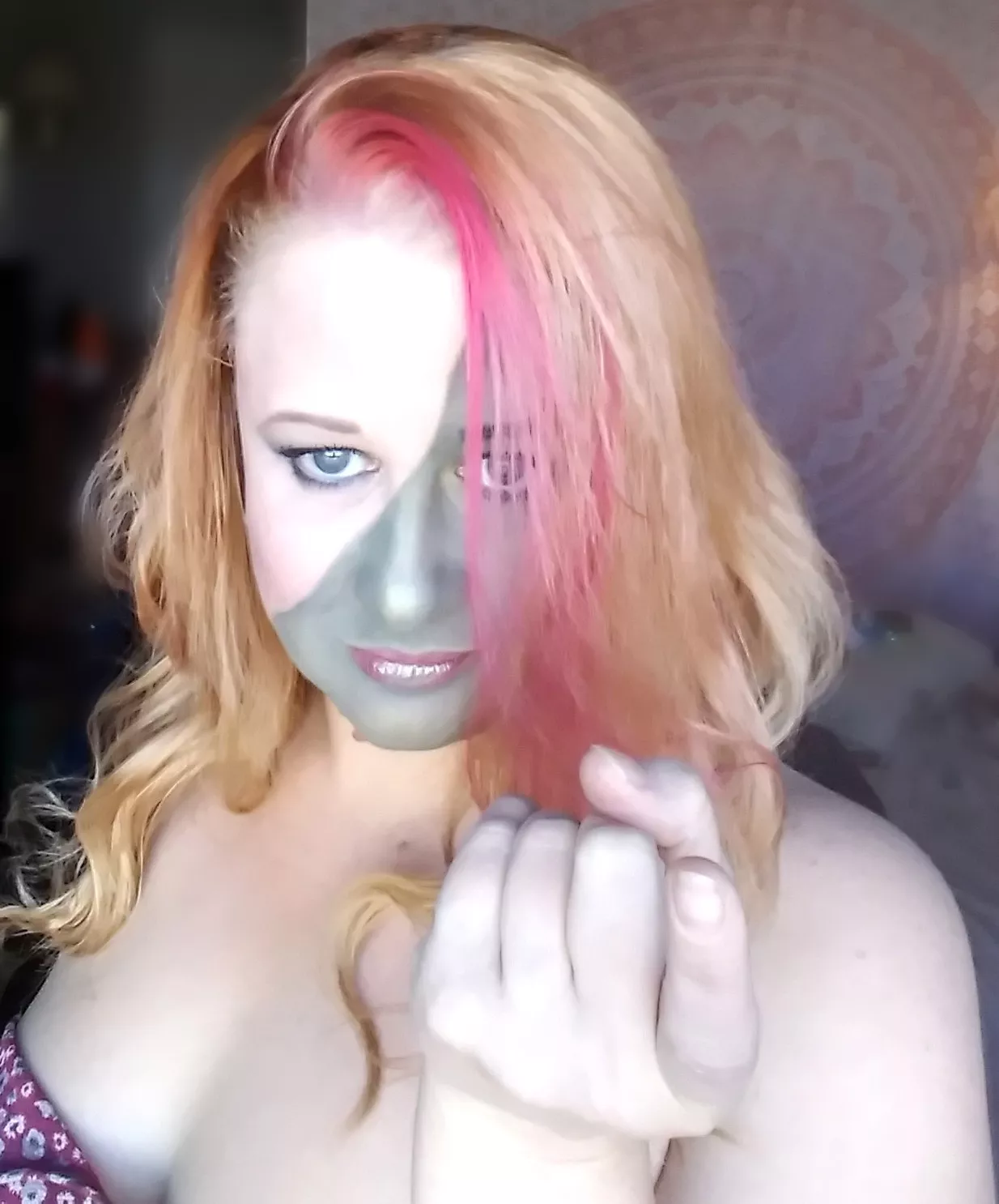 Halloween this year I went as a Half-Witch!🖤