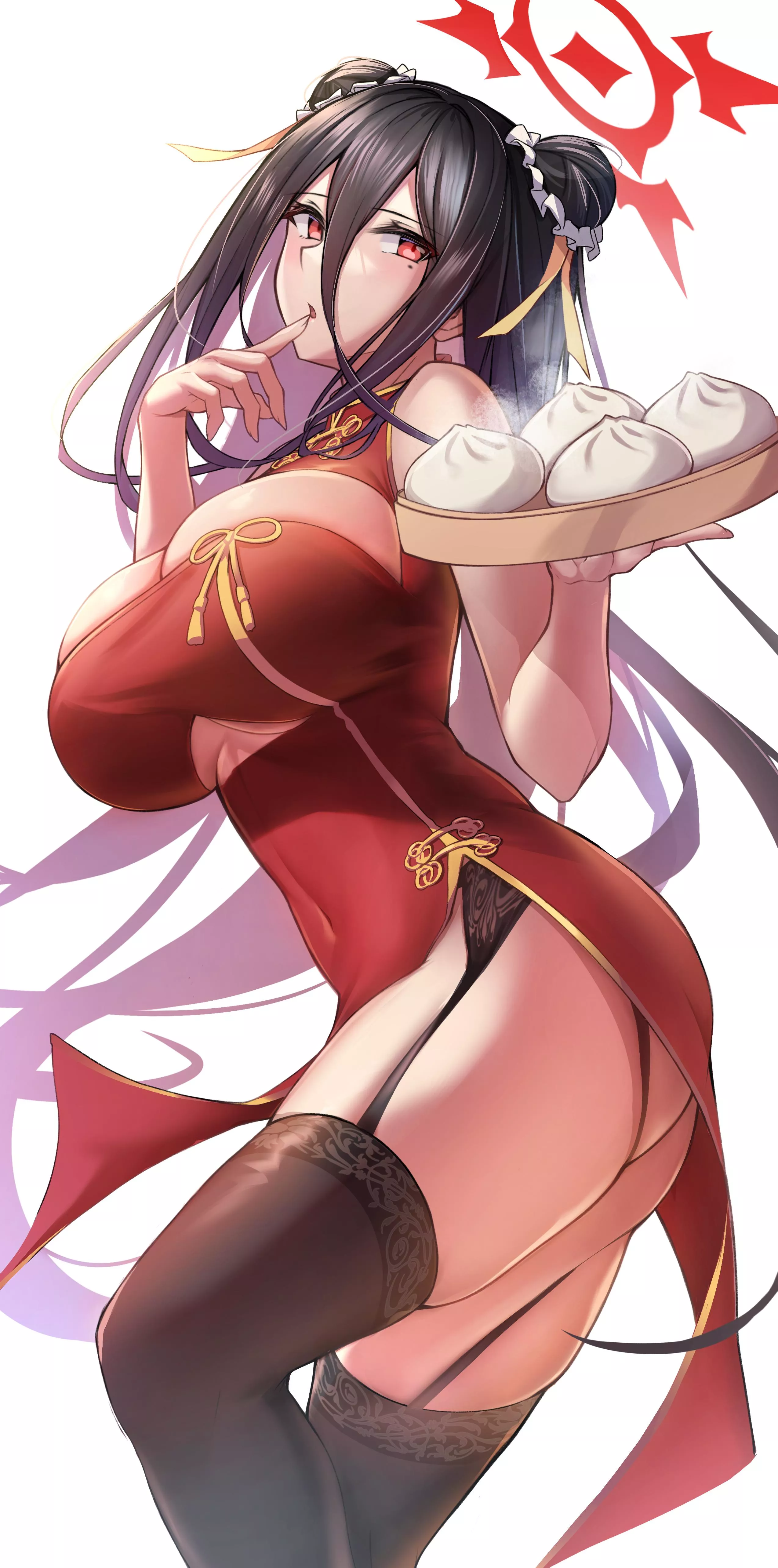 Hanekawa Hasumi in china dress [Blue Archive]