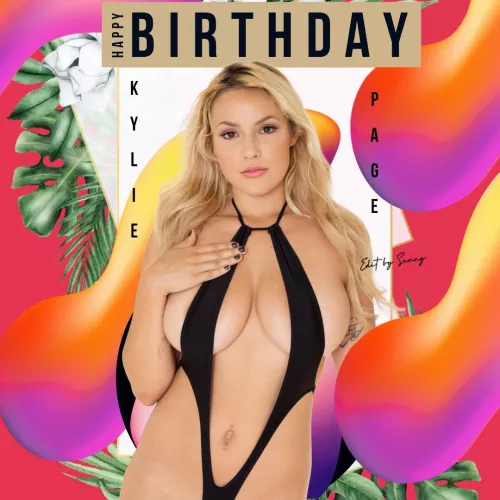Happy Birthday! Kylie Page #editbyme. Happy Birthday! Kylie Page #editbyme.