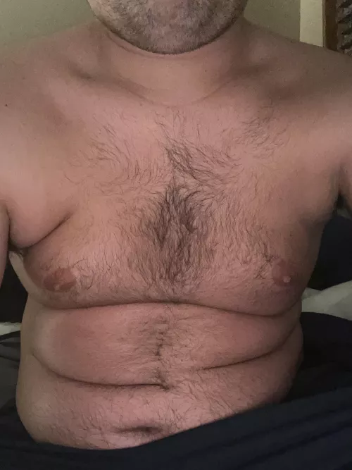 Happy man titty Monday