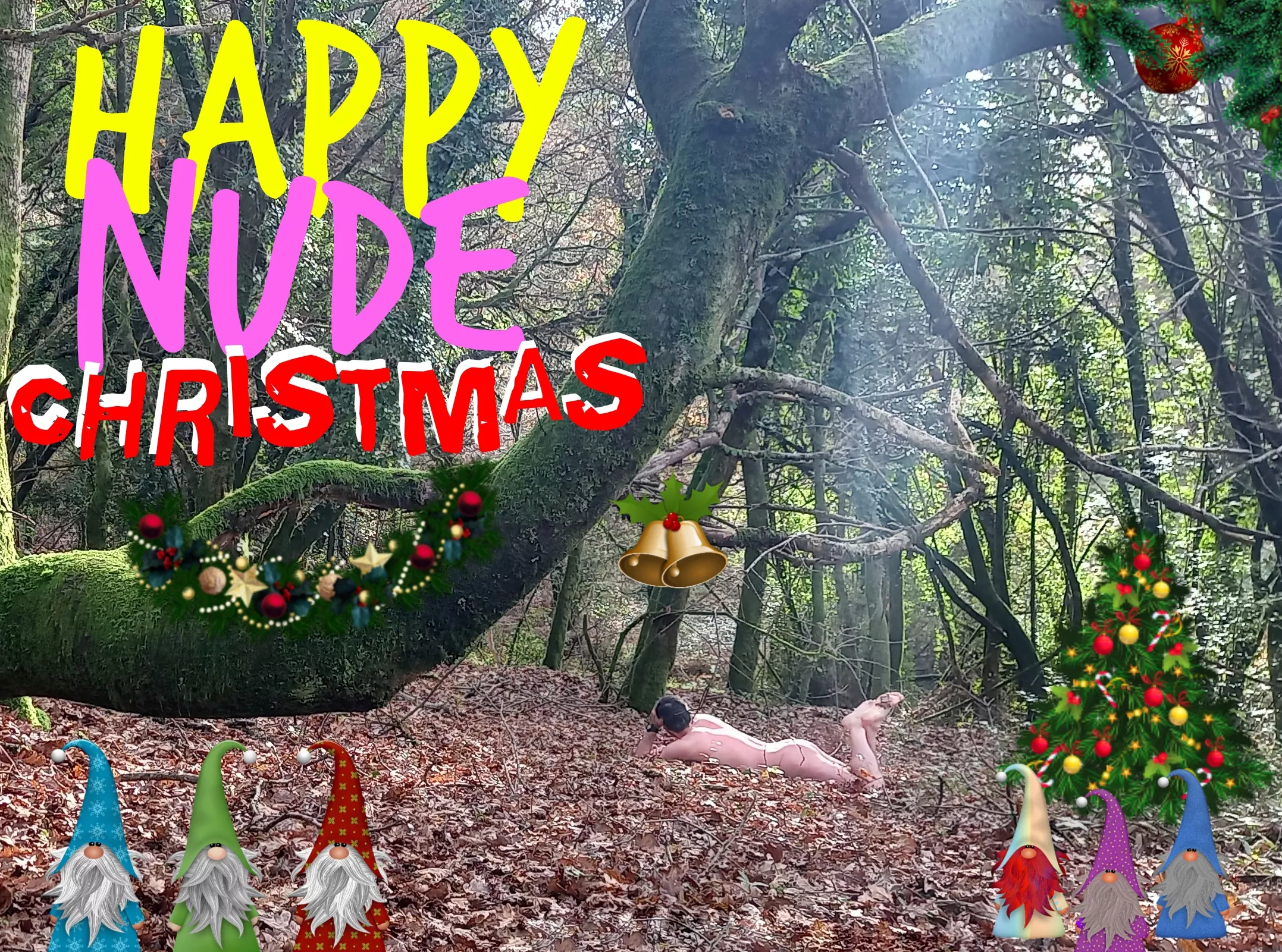 Happy nude CHRISTMAS, for you 😘