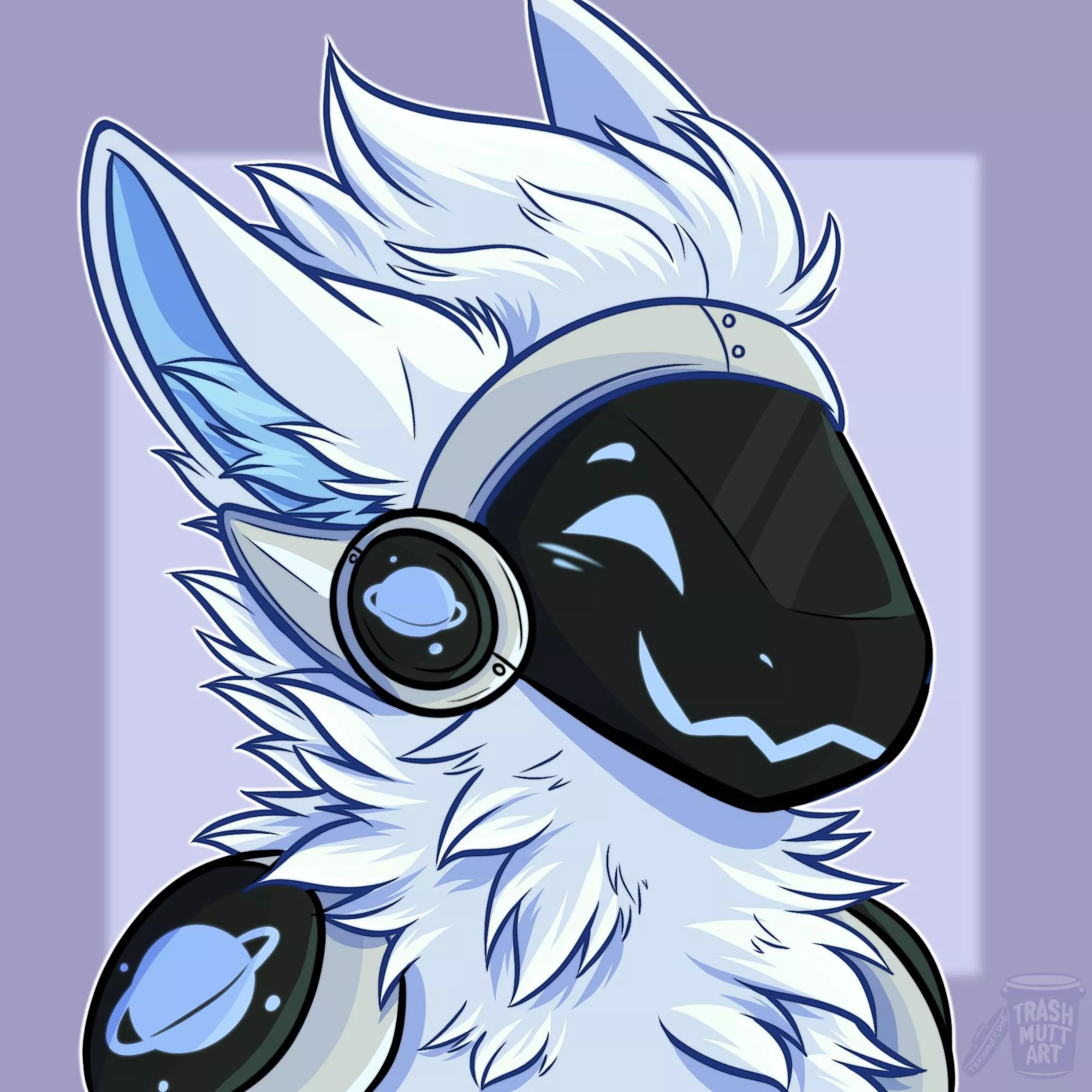 Happy Protogen ✨ (art by me - TrashmuttArt on Twitter)