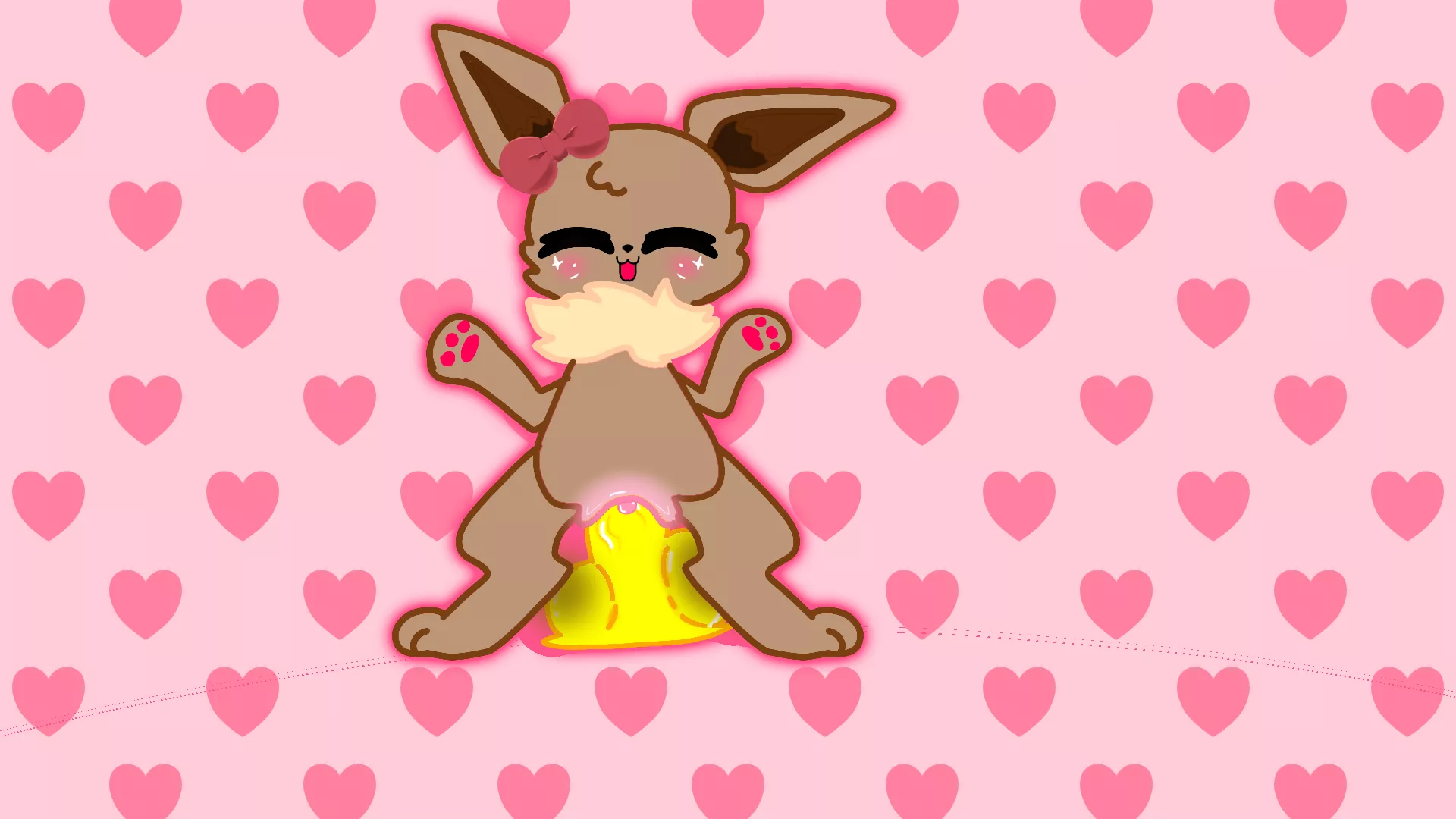Happy valentimes day from cutie the eevee! Happy valentimes day from cutie the eevee!