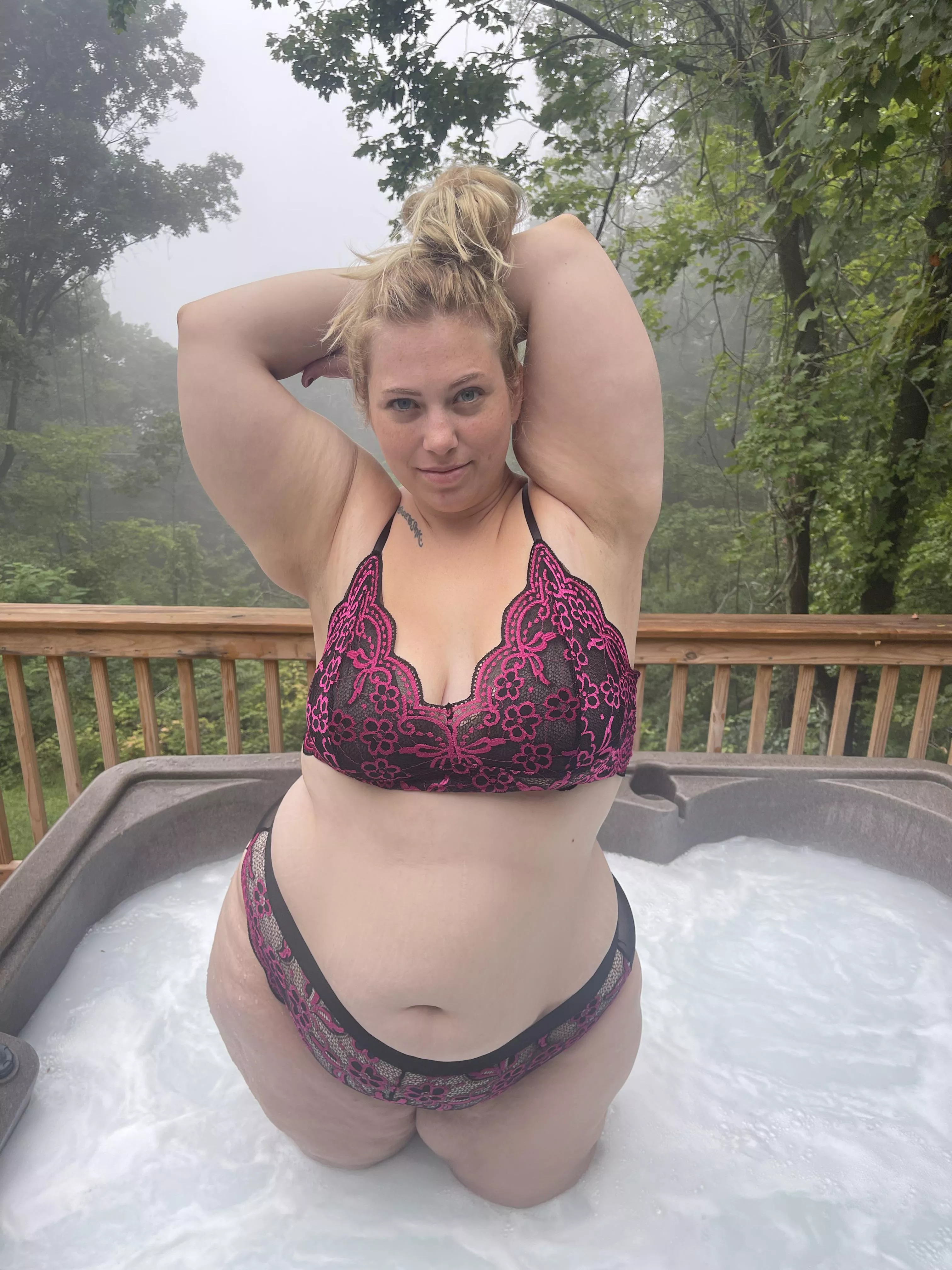 Happy Valentine’s Day! My goal today is to find a hot tub to get in