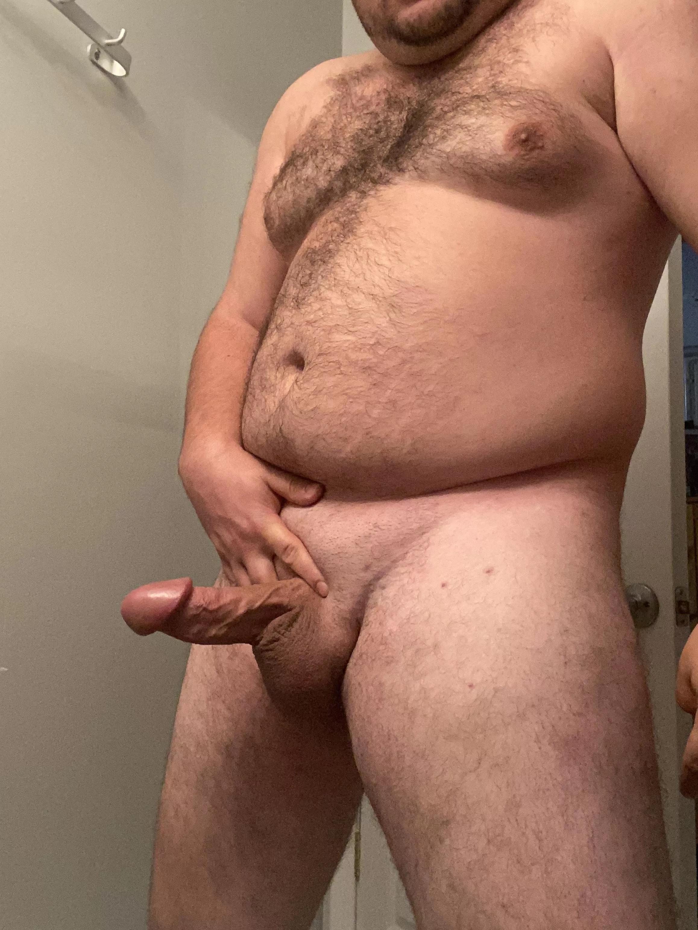 Hard as a rock on a Friday….Bonus manscape job