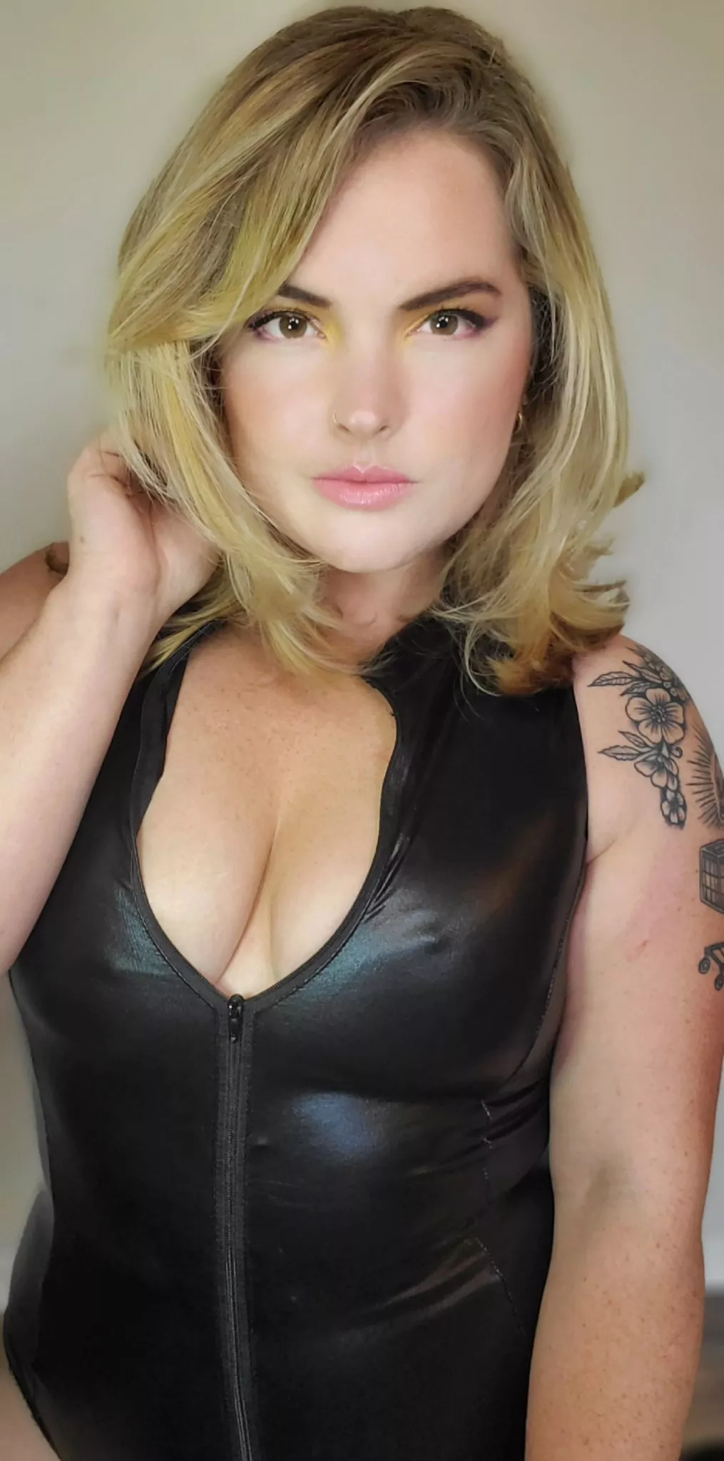 Hard enough to poke through leather!