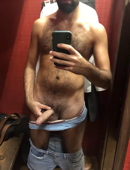 Hard in the fitting room