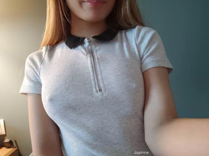 Hard nipples represent