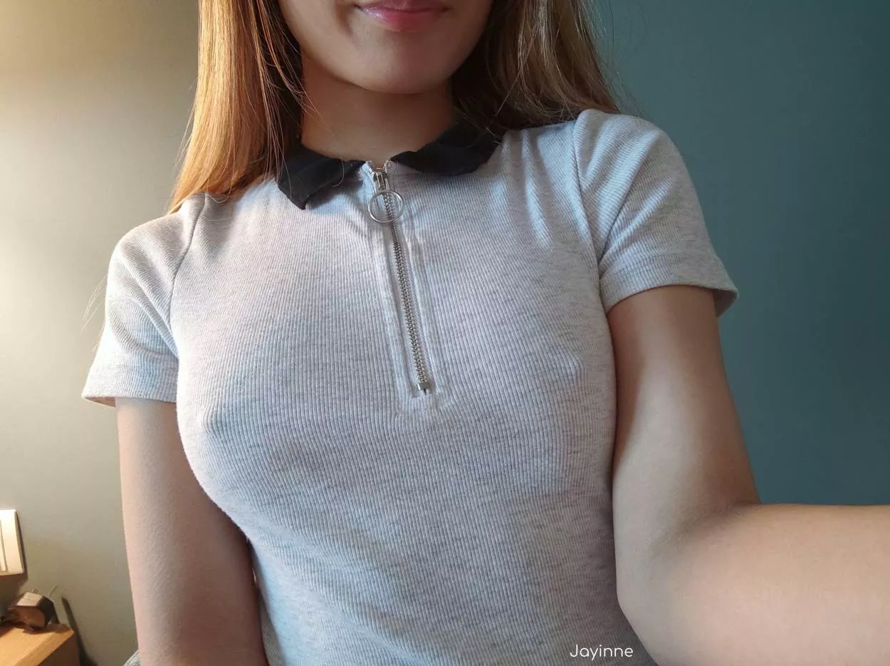 Hard nipples represent