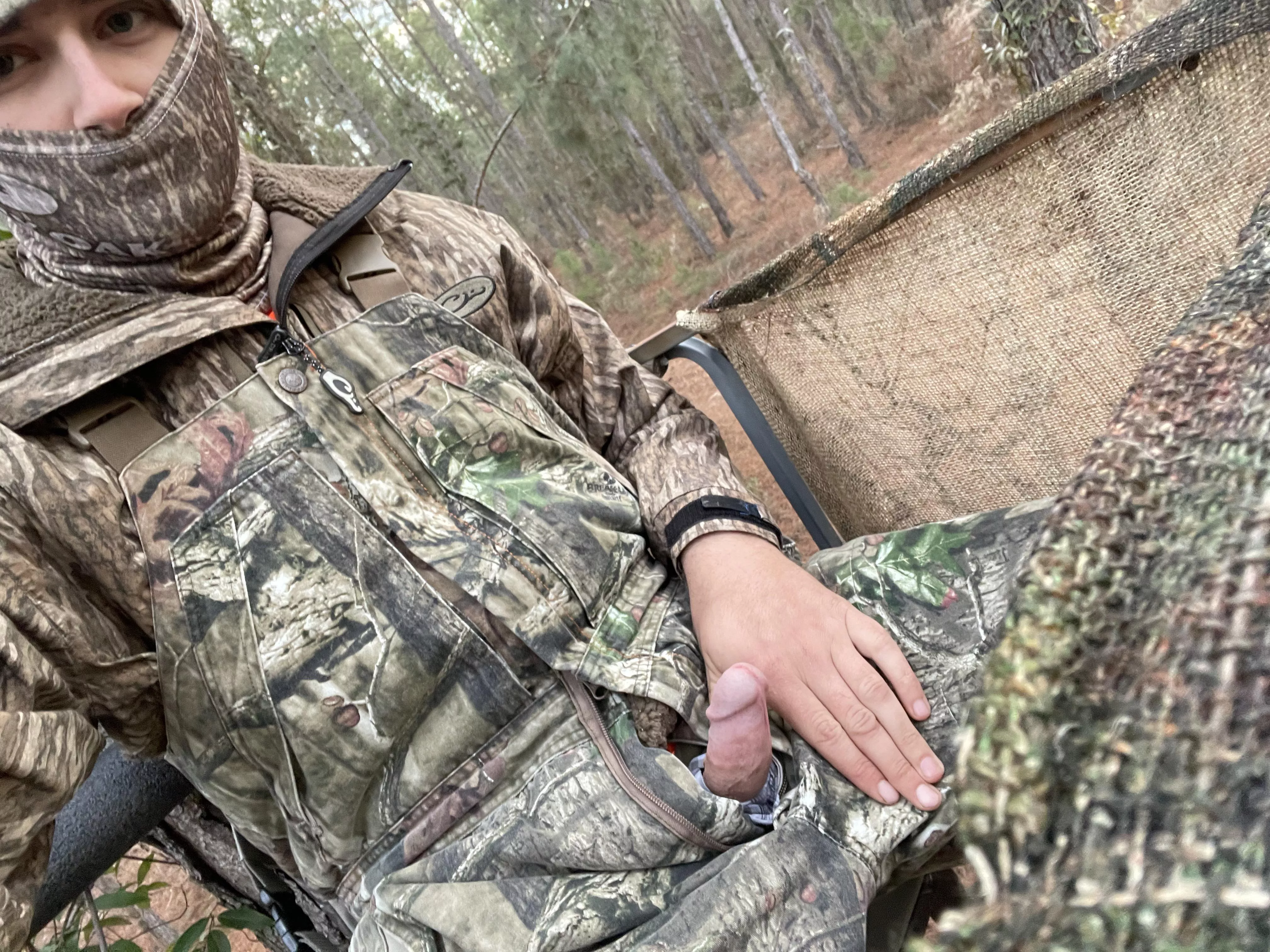 Hard to get a good pic when it’s all bundled up