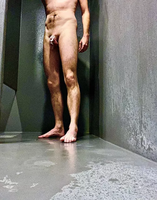 Hard to say still in the gym showers