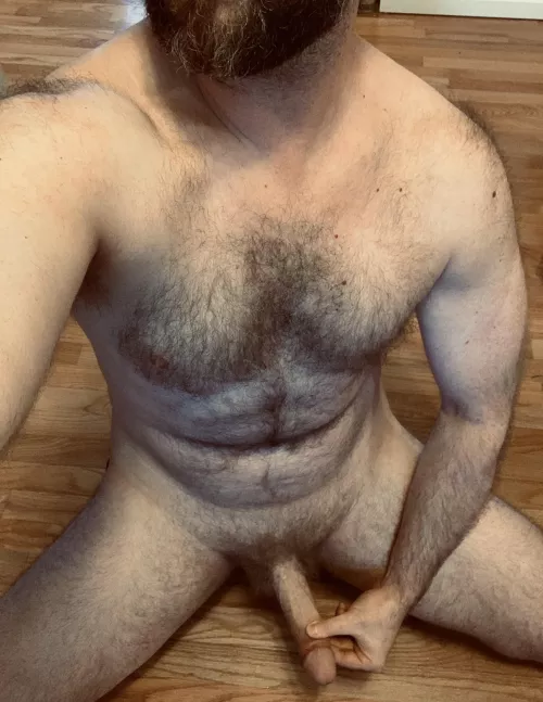 Hard wood on hardwood - this counts as a conceptual piece, right?