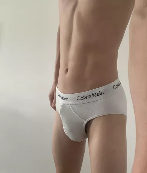 Have a nice day 🤘 Calvin Klein, white briefs, size s.