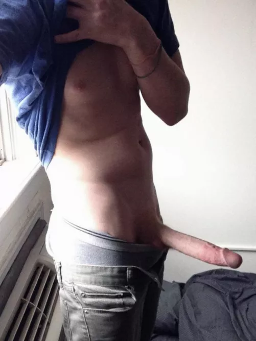 Having some trouble pulling my pants up.