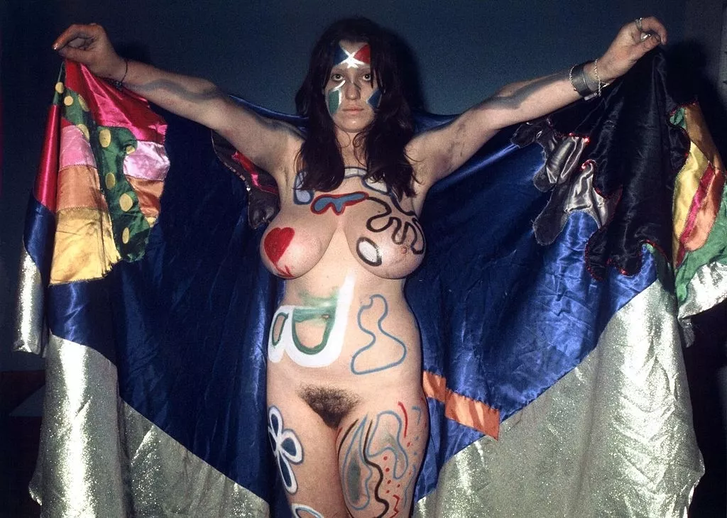 Hawkwind dancer Stacia Blake in 1972 - photo by Jorgen Angel