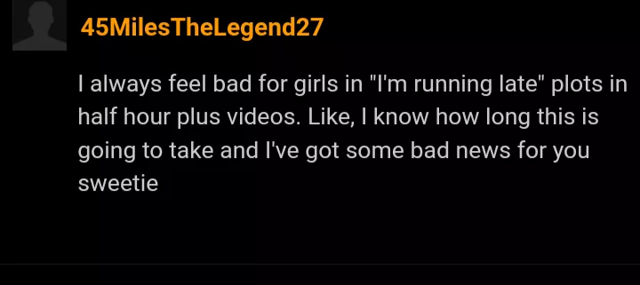 He feels bad He feels bad