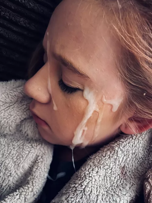 He gave me a facial when I was sleeping!