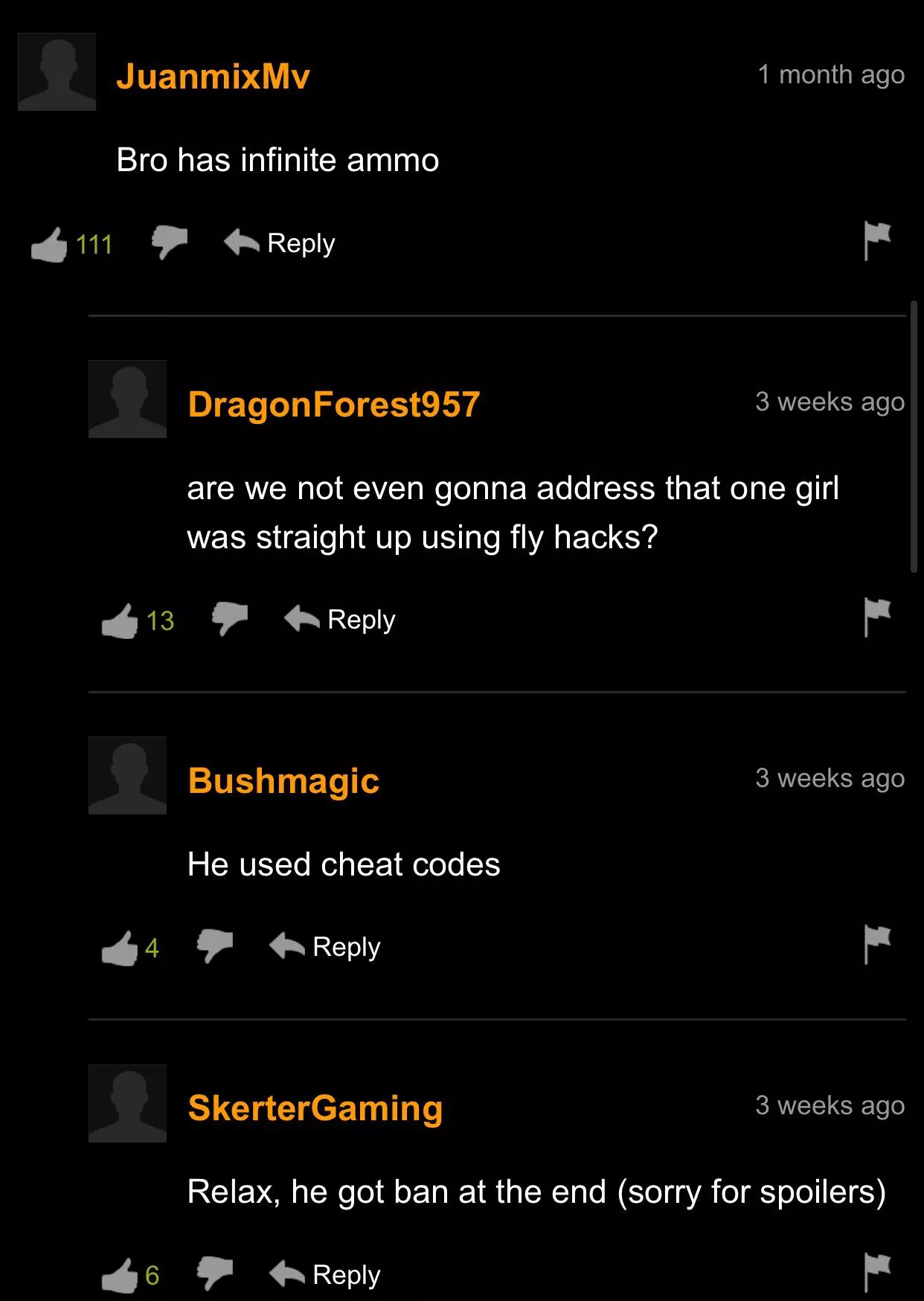 He got banned He got banned
