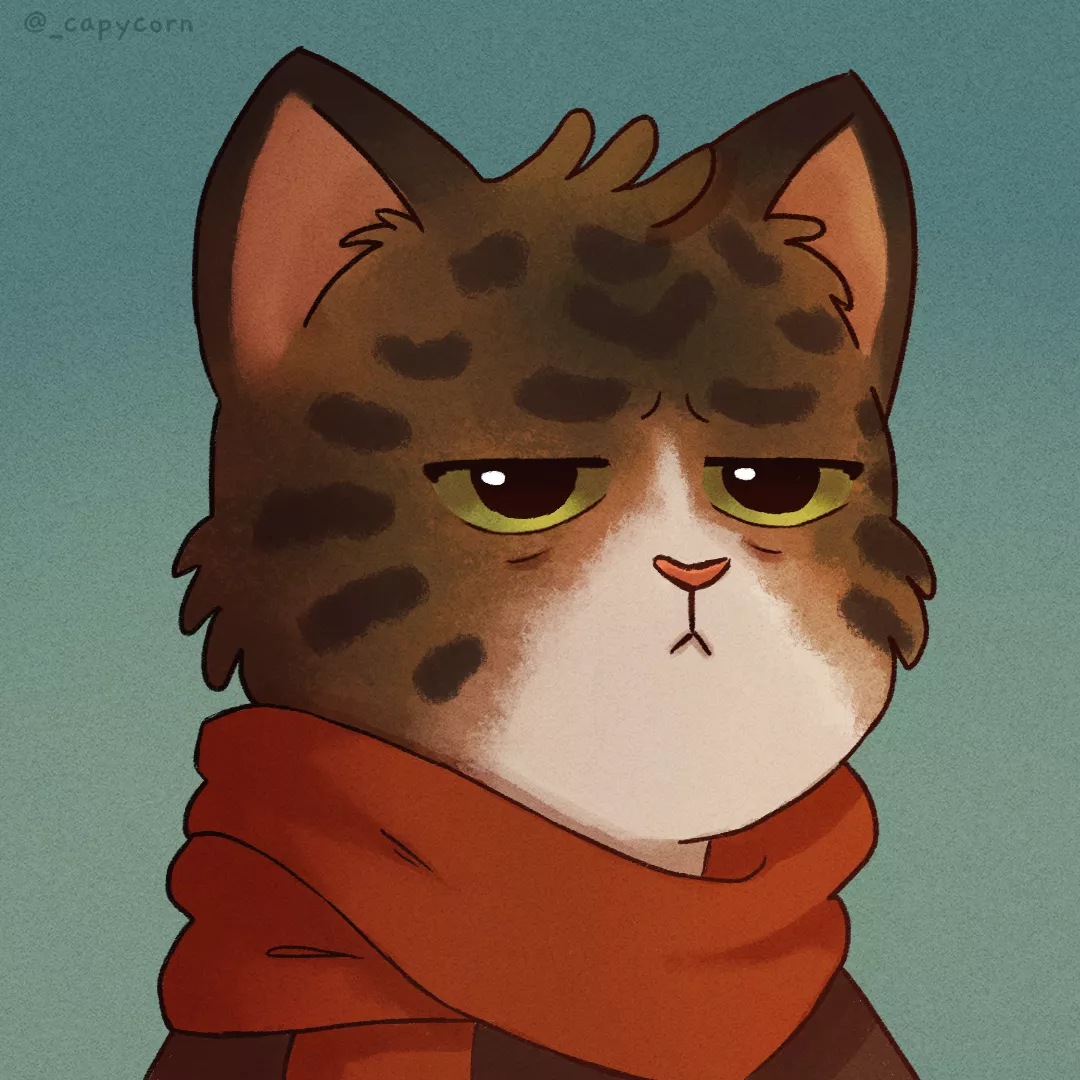 He looks cute with that face don't you think?