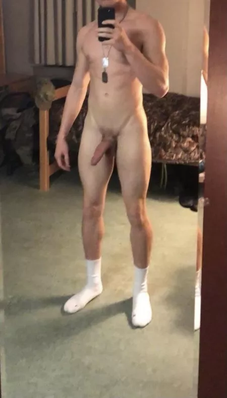He loves showing off in the barracks He loves showing off in the barracks