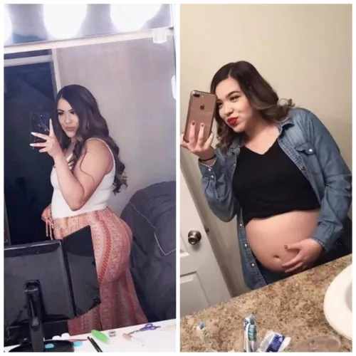 He said my thick body was made for breeding so he made me take a DEEP creampie 😩🥴🤰🏻 He said my thick body was made for breeding so he made me take a DEEP creampie 😩🥴🤰🏻