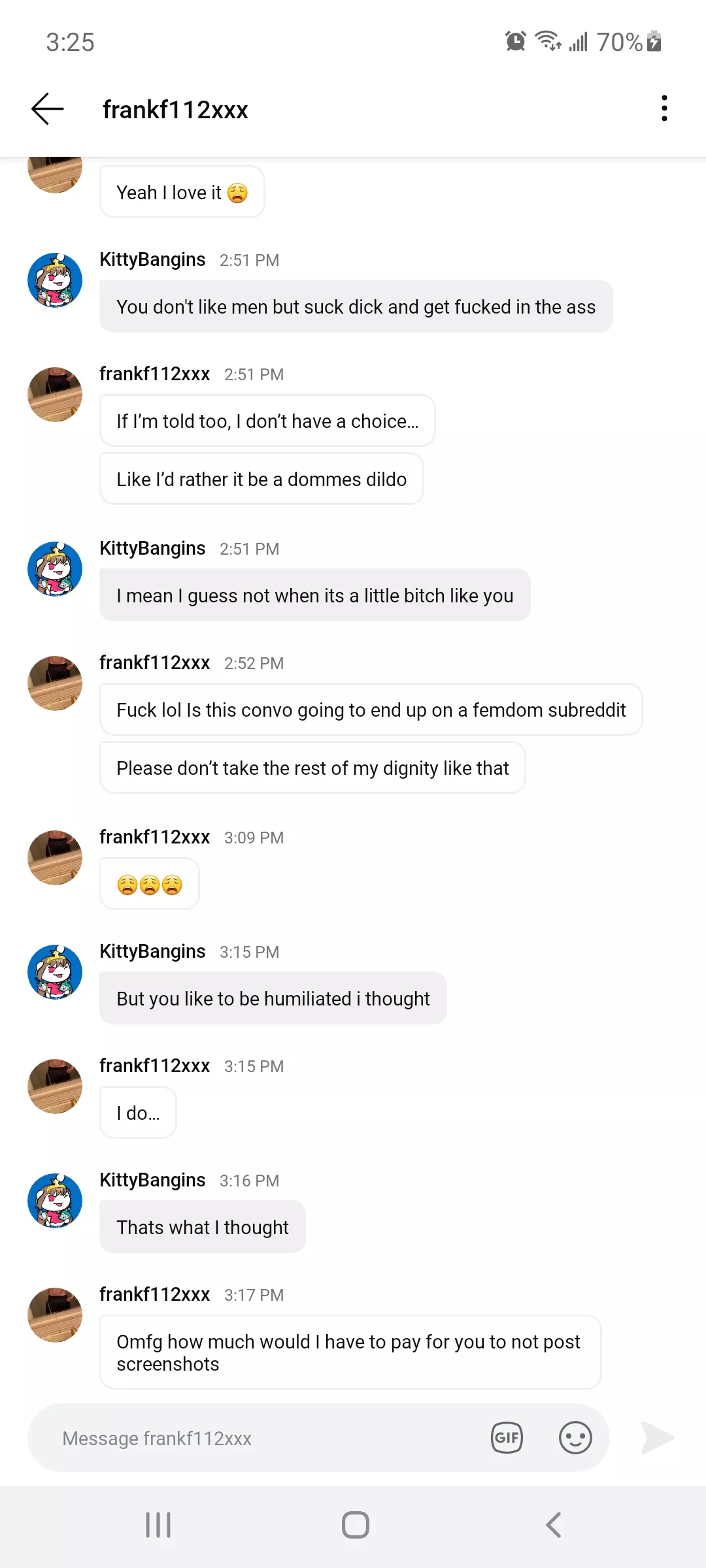 😈 He thought I was bluffing how sweet! 🤣😉💋[domme]