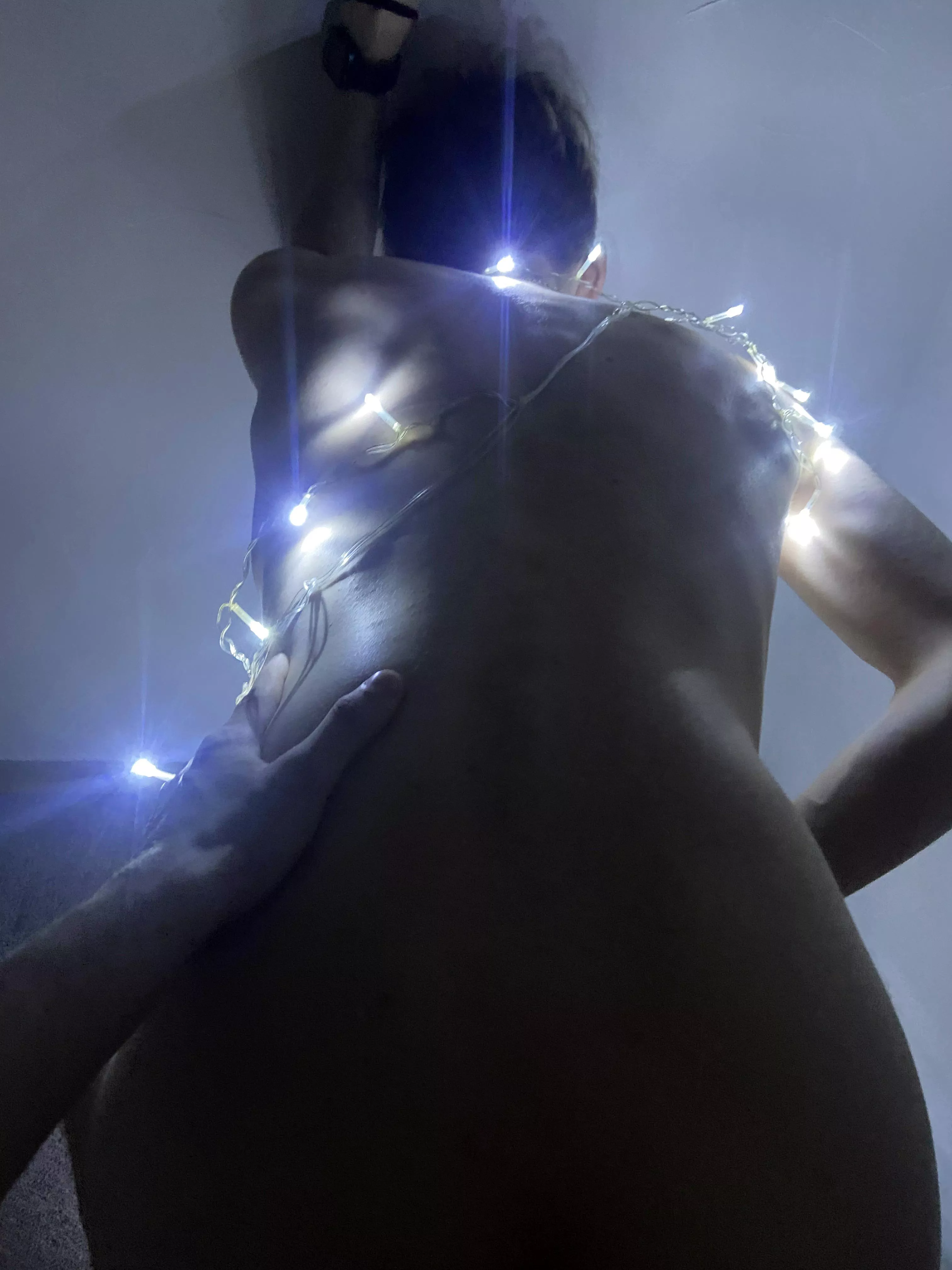 He was so sexy with this lights. I just couldn’t resist