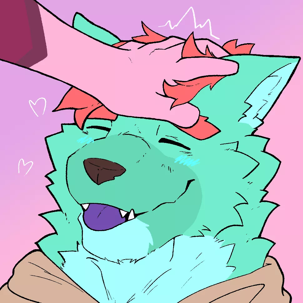 Head pats! [Art by me @MysthixDragon on Twitter!]