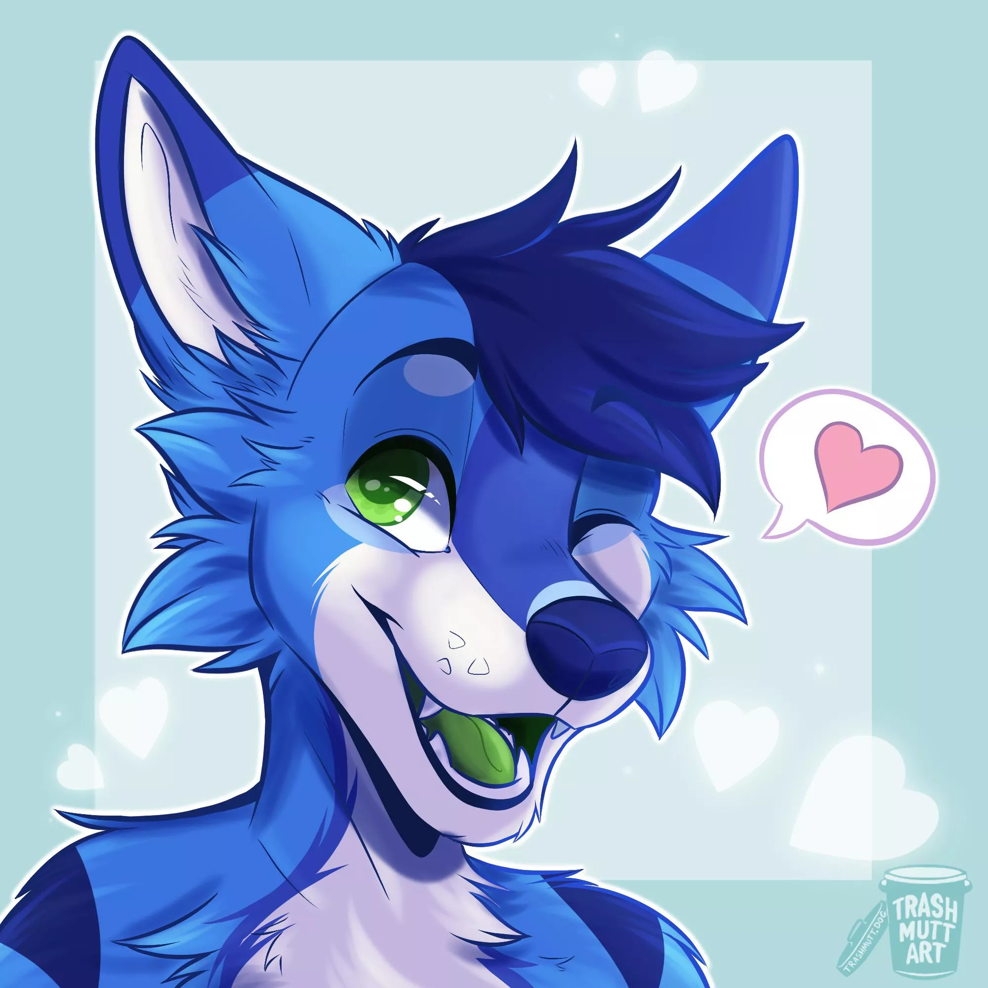 Heart Folf 🦊 (art by me - TrashmuttArt on Twitter)
