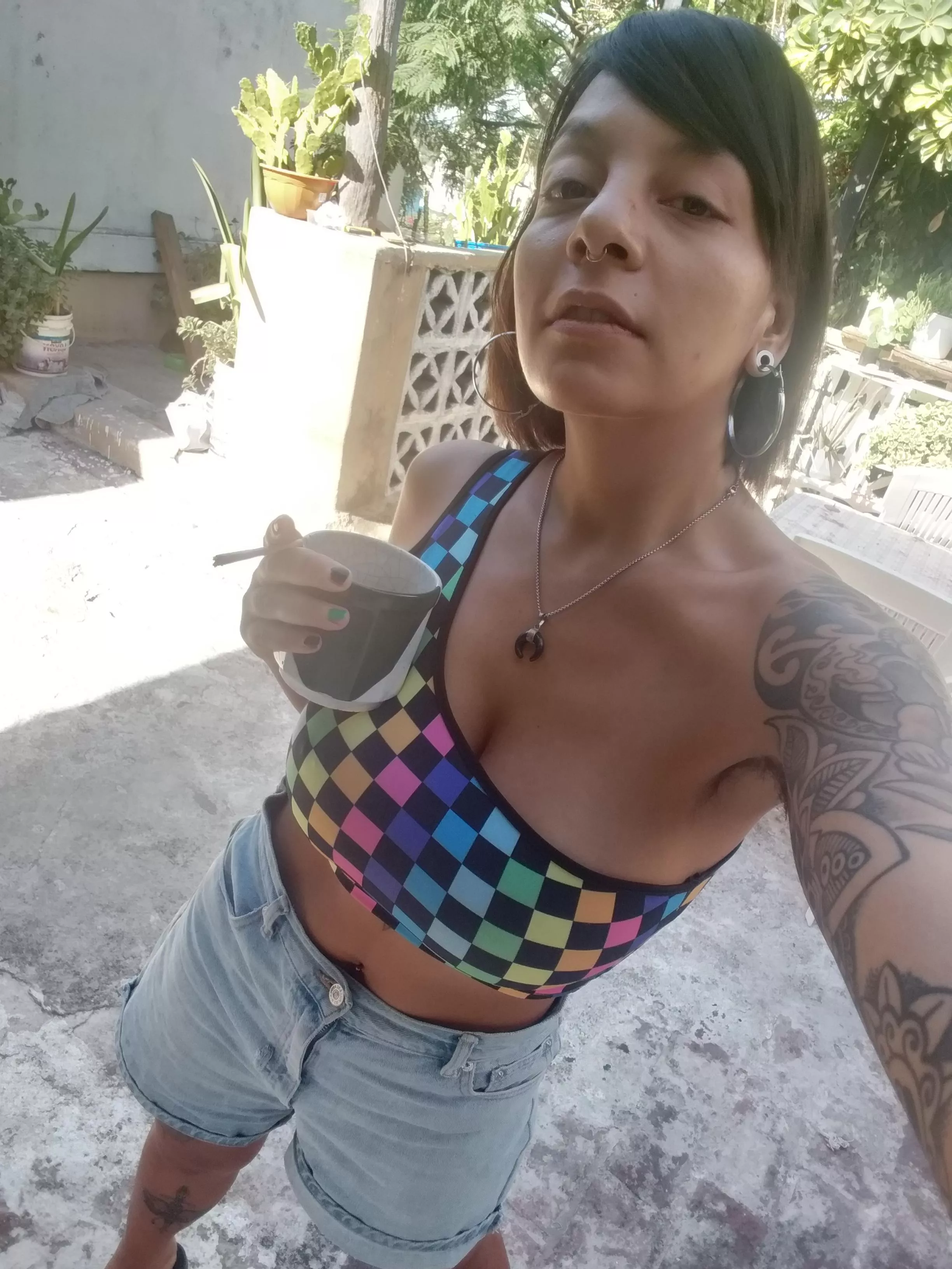 Heat, coffee and a joint, explosive combination.