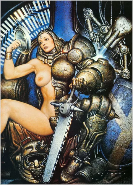 Heavy Metal cover art by Oscar Chichoni Heavy Metal cover art by Oscar Chichoni