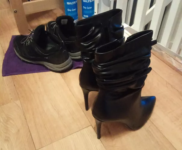 Heels from last night out