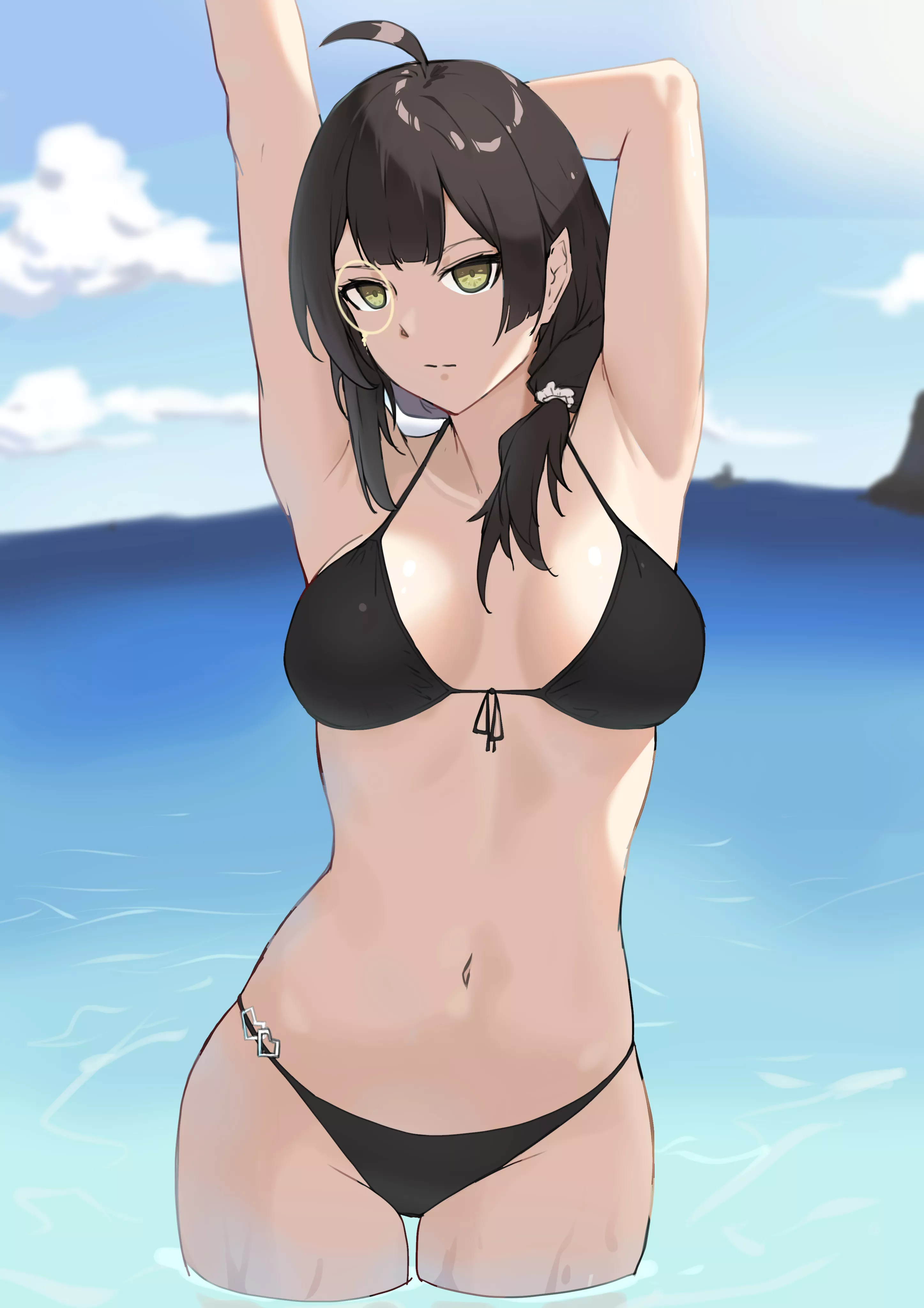 Helian's amphibious apex uniform for her tactical beach assault on SKK (Helian from Girls' Frontline) Helian's amphibious apex uniform for her tactical beach assault on SKK (Helian from Girls' Frontline)