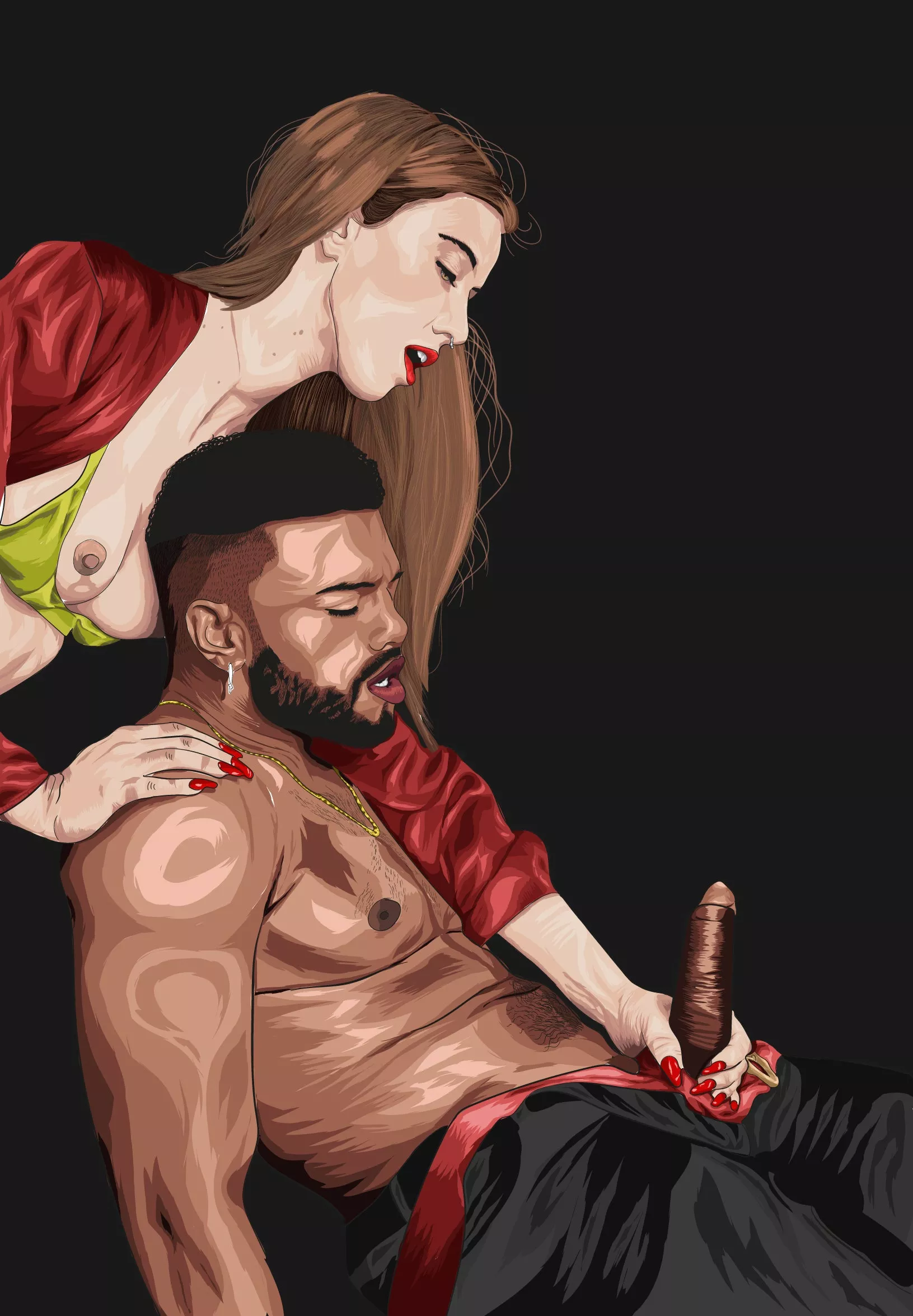 Hello everybody ! I like to draw porn star to make custom art (here Haley Reed) Which actress would you like to see drawn ?! I'm awaiting your suggestions 😊