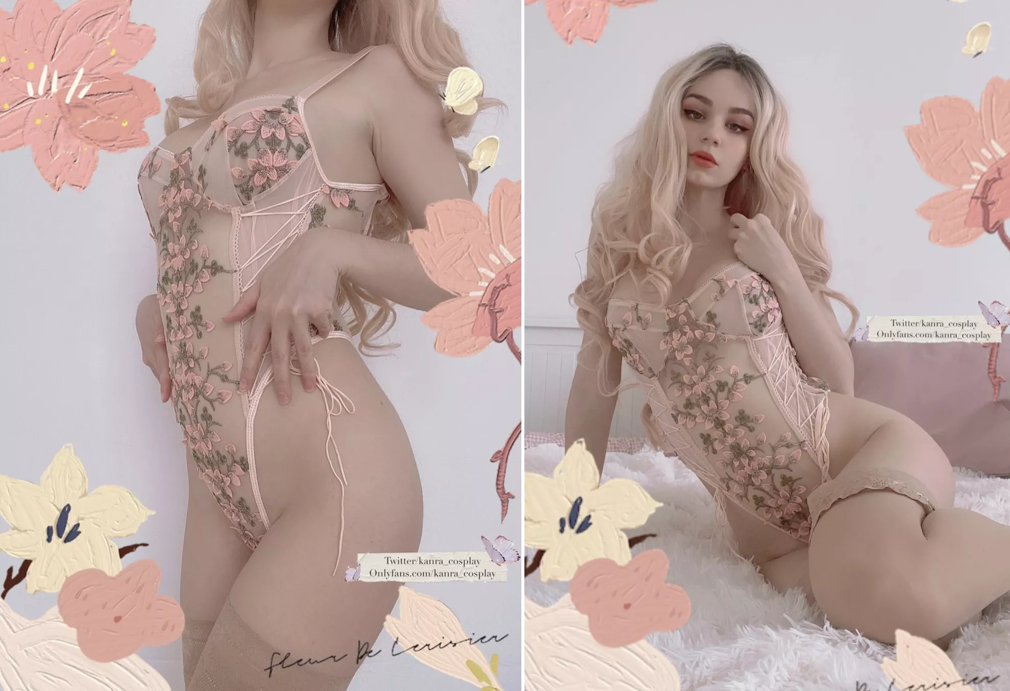 Hello, my name is Spring and you never know what expect from me. I can be hot & cold but we all should agree that all of us like my blooming ? by Kanra_cosplay [self]