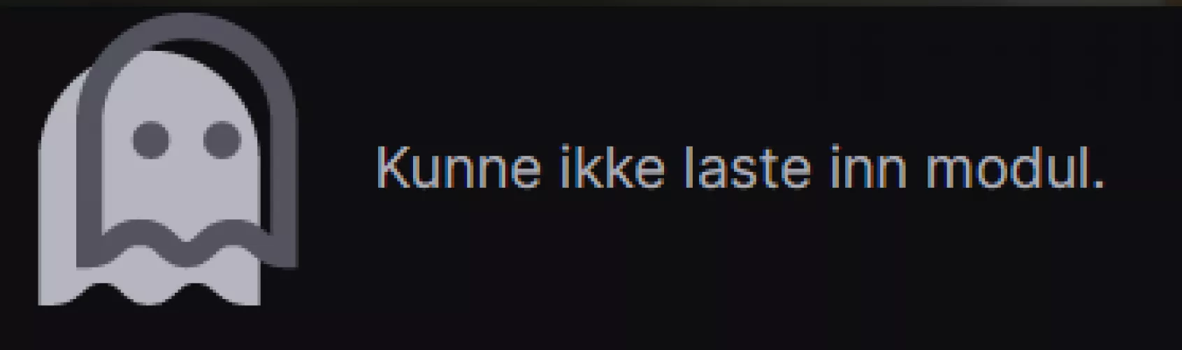 help, cant see channel points, title and uptime because of this. Translated: could not load modules