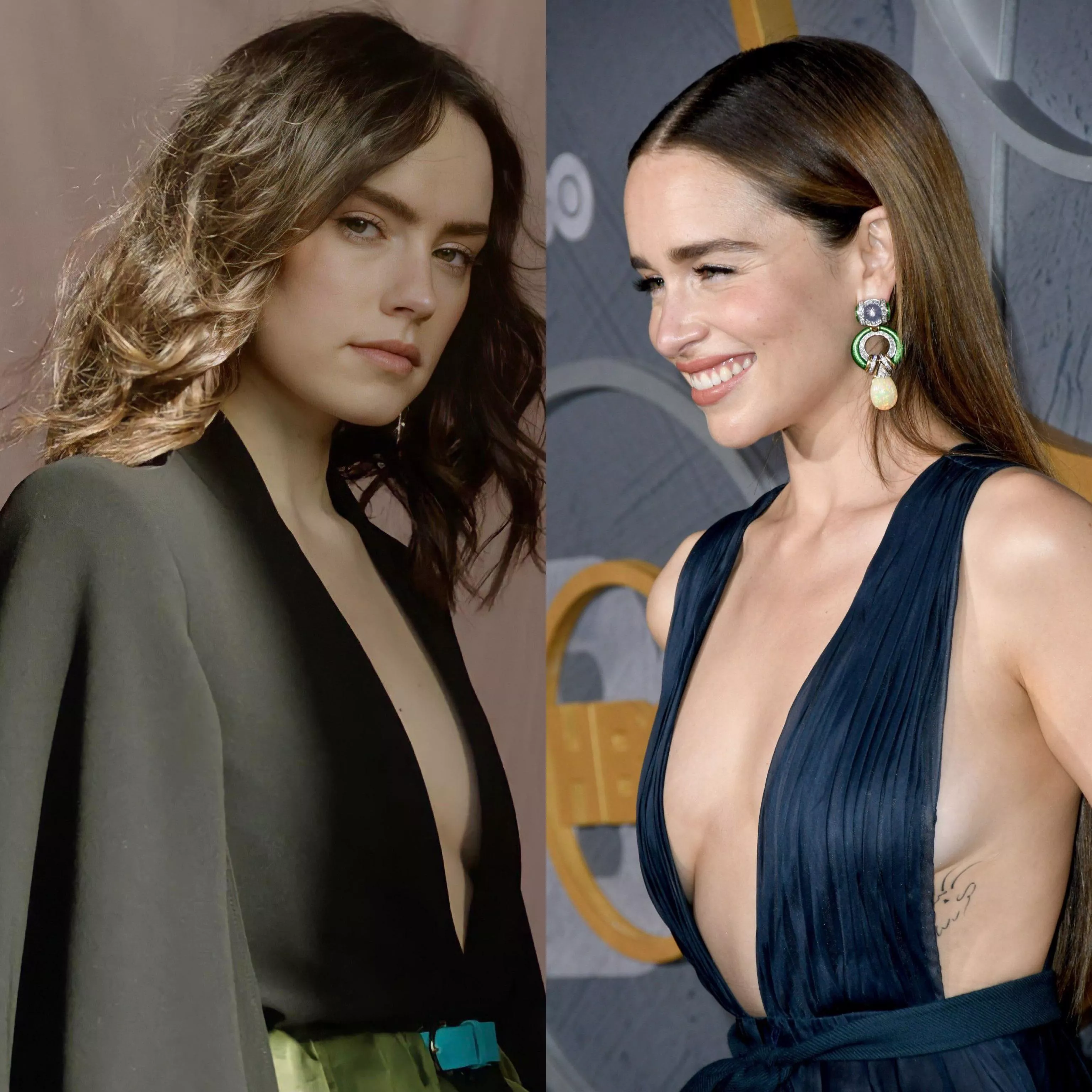 Help me cum to British queen Daisy Ridley or Emilia Clarke? Help me cum to British queen Daisy Ridley or Emilia Clarke?