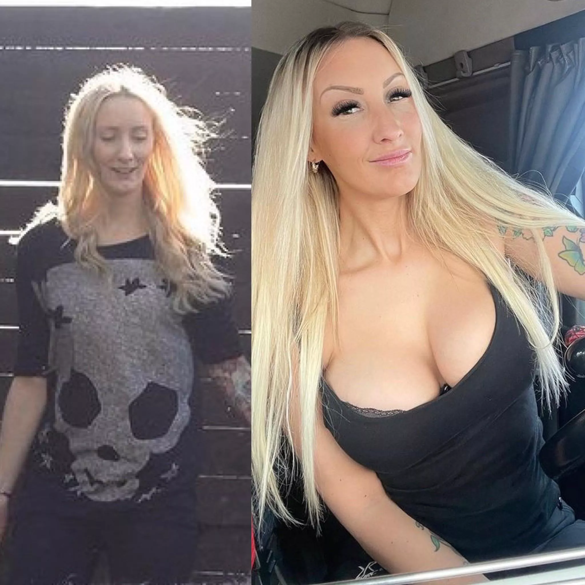 Her before/after 🤯