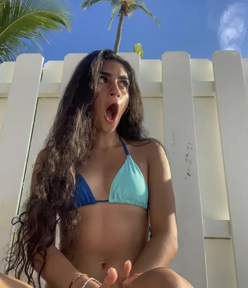 Her O face