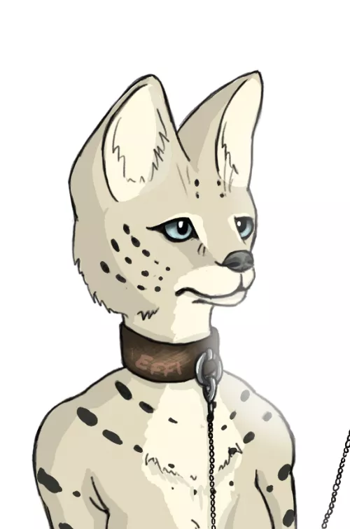 Here is Sava! She is a serval cat (art by me/Effi)