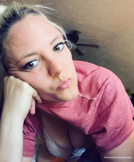Hereβs a peek down my top π